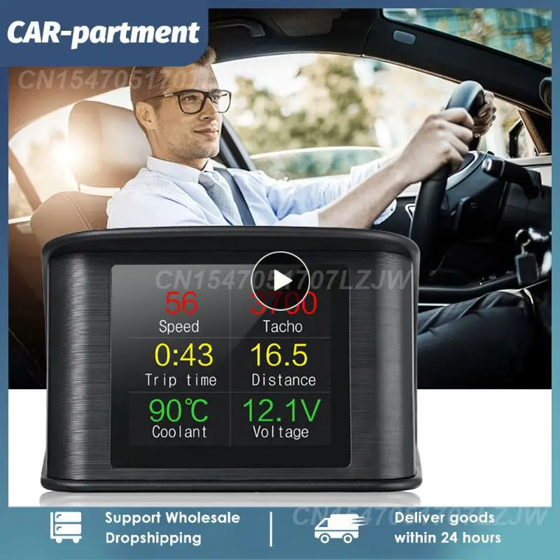 

Автомобильный дисплей на лобовое стекло Y03 HUD OBD2 бортовой компьютер цифровой спидометр электронные автомобильные аксессуары Cartronics