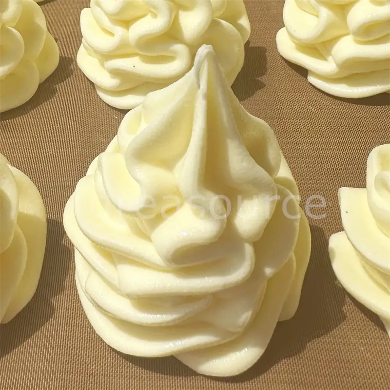 Gelato Ice Cream Formula Summer Vanilla Flavor Light Cream Vanilla Pods Refrigerated Taste Sweet Head Single Food Model Swirl - Image 3