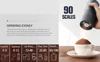 Automatic Coffee Roasting Grinder Motion Head Simple Premium Coffee Bean Grinder Mini Portable Coffee Grinder 5