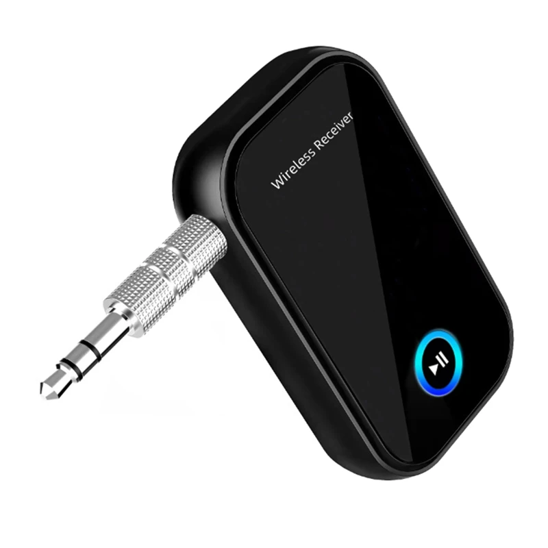 Ricevitore Bluetooth 5.0 Jack Aux Da 3.5Mm Chiamata In Vivavoce Mic Adattatore Wireless Per Musica Stereo Per Altoparlante Mp3 Car Kit