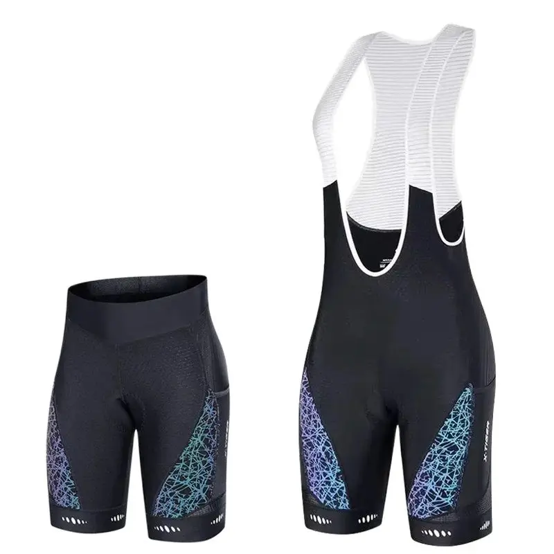 Women's Summer Cycling Shorts Sport Foam Padded Cycling Bib Shorts Mountain Road with Side Wrap cycling bib shorts,cycling shorts