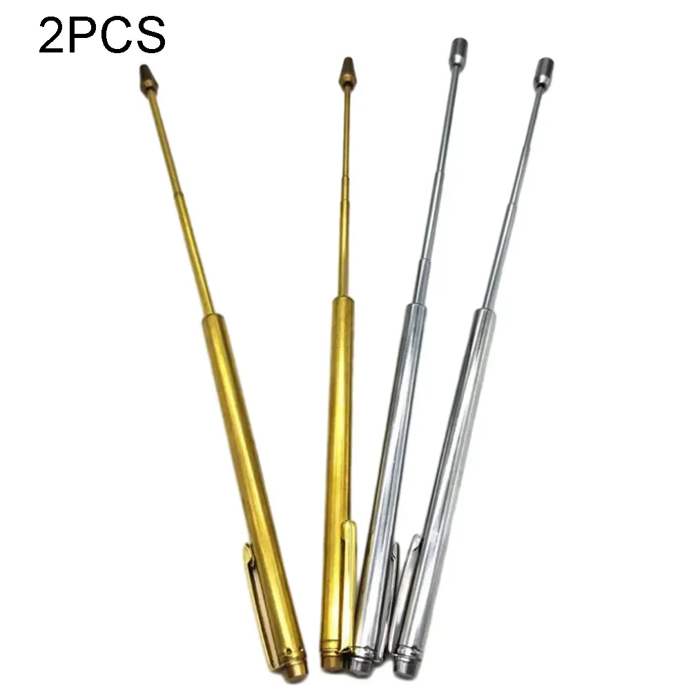 2pcs Flexible Water Witching Portable Dragon Seeking Detachable Tool Dowsing Rod Copper Energy Outdoor Adjustable Detector 4