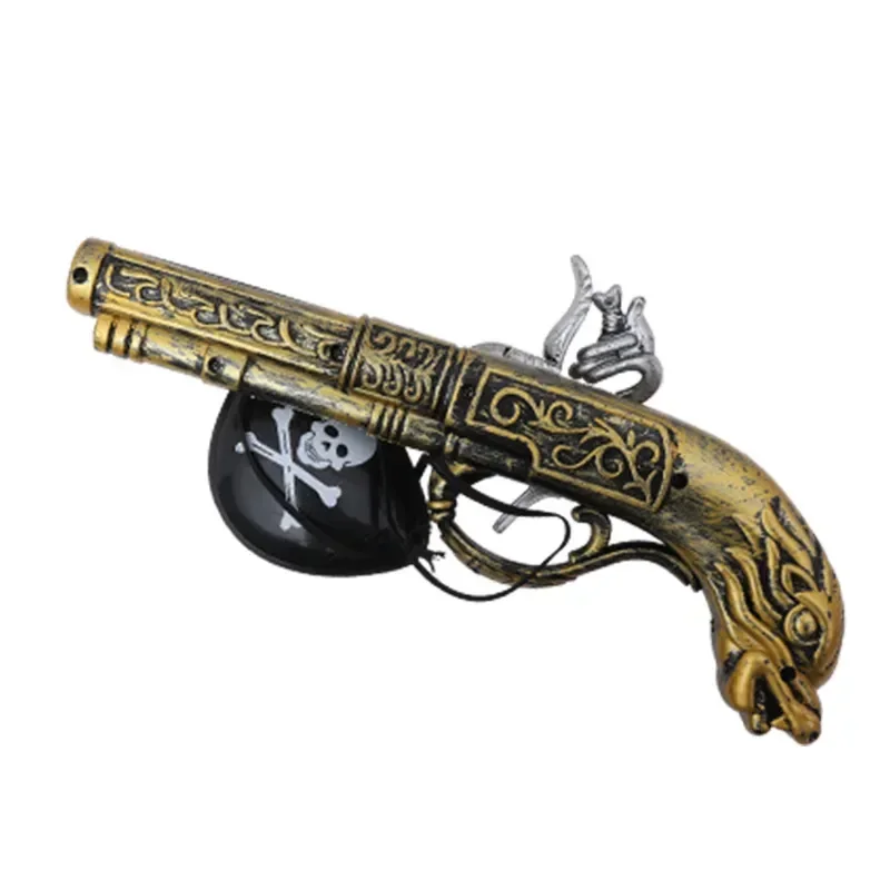 Halloween Pirate Children Cosplay Dress Up Gun Hook Safe Weapon for Boys