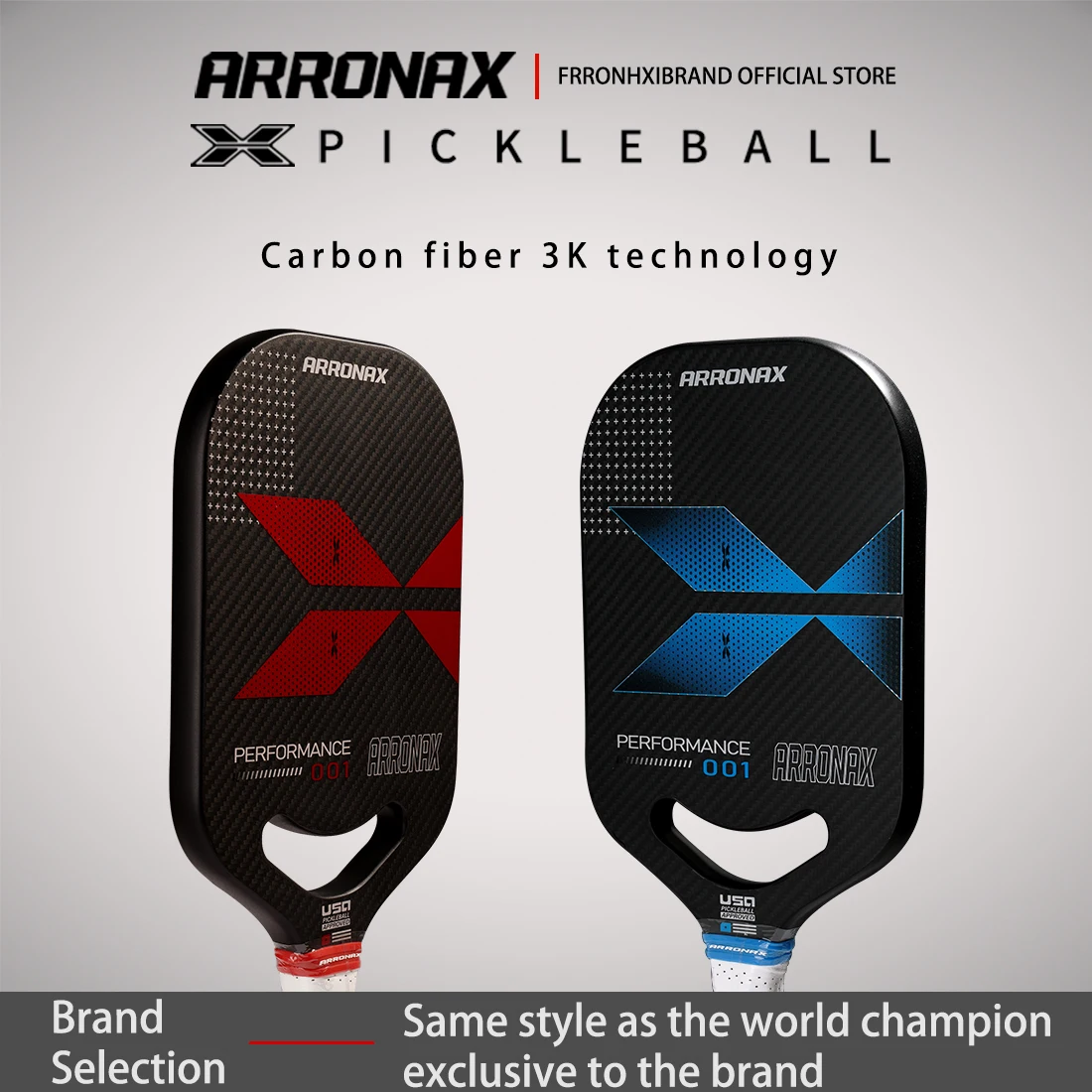 ARRONAX Pickleball Paddle Graphite Textured Surface for Spin USAPA Compliant Pro Pickleball Racket T700 Raw Carbon Fiber Paddle