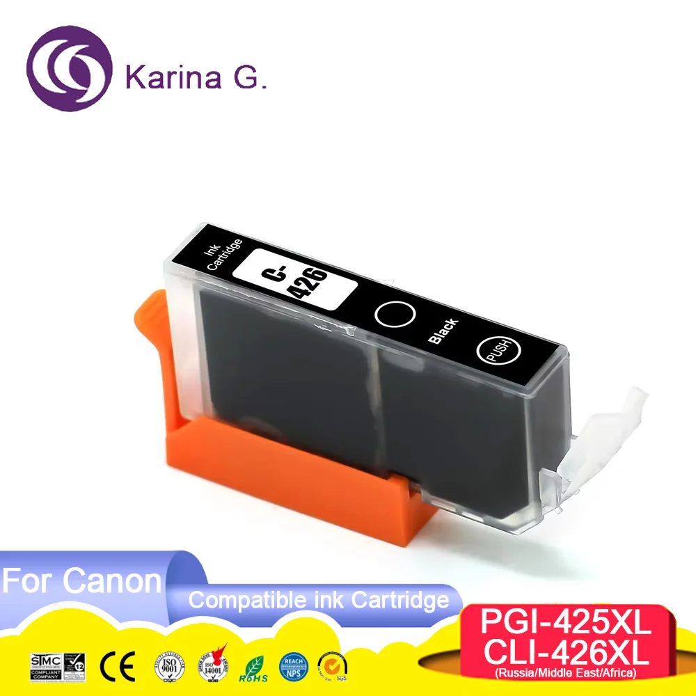 Compatible for  PGI425 CLI426 PGI-425 PGI 425 ink cartridge for  PIXMA MG6140/MG