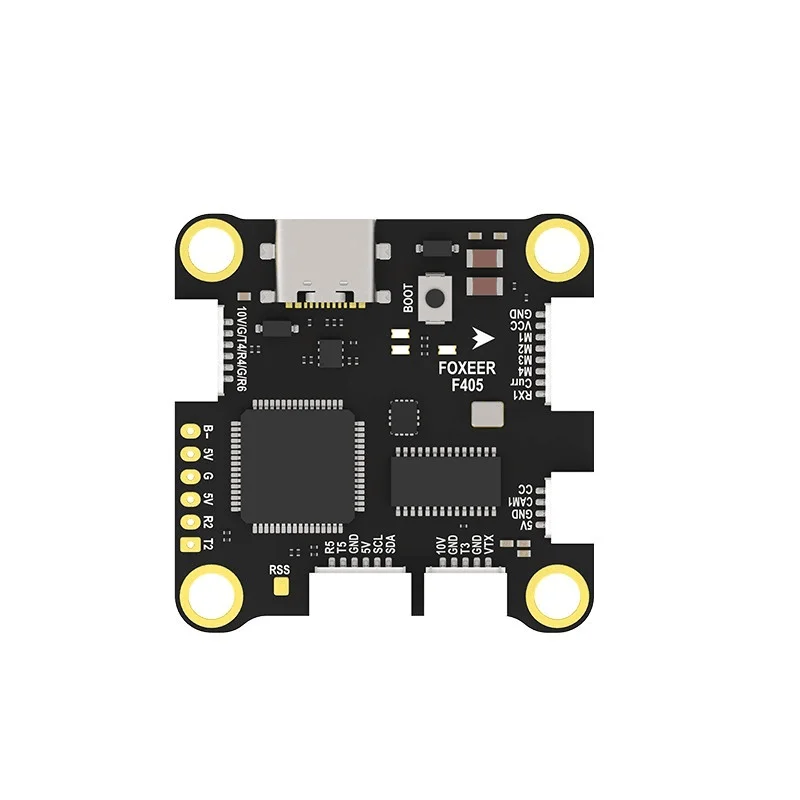 FOXEER Stack V2 F405 Управление полетом 55A Электронное управление 30,5 мм 4-8 с Подходит для дистанционного управления FPV Гоночные дроны для фристайла thumbnail 4