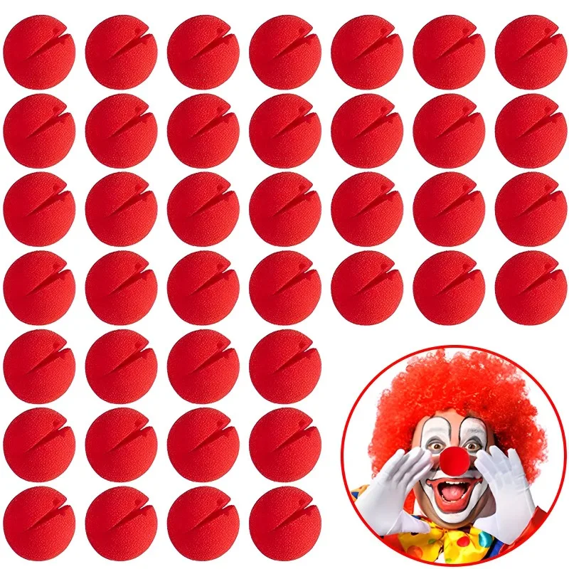 1-100PCS-Red-Clown-Noses-Cosplay-Noses-Foam-Circus-Noses-for-Halloween ...