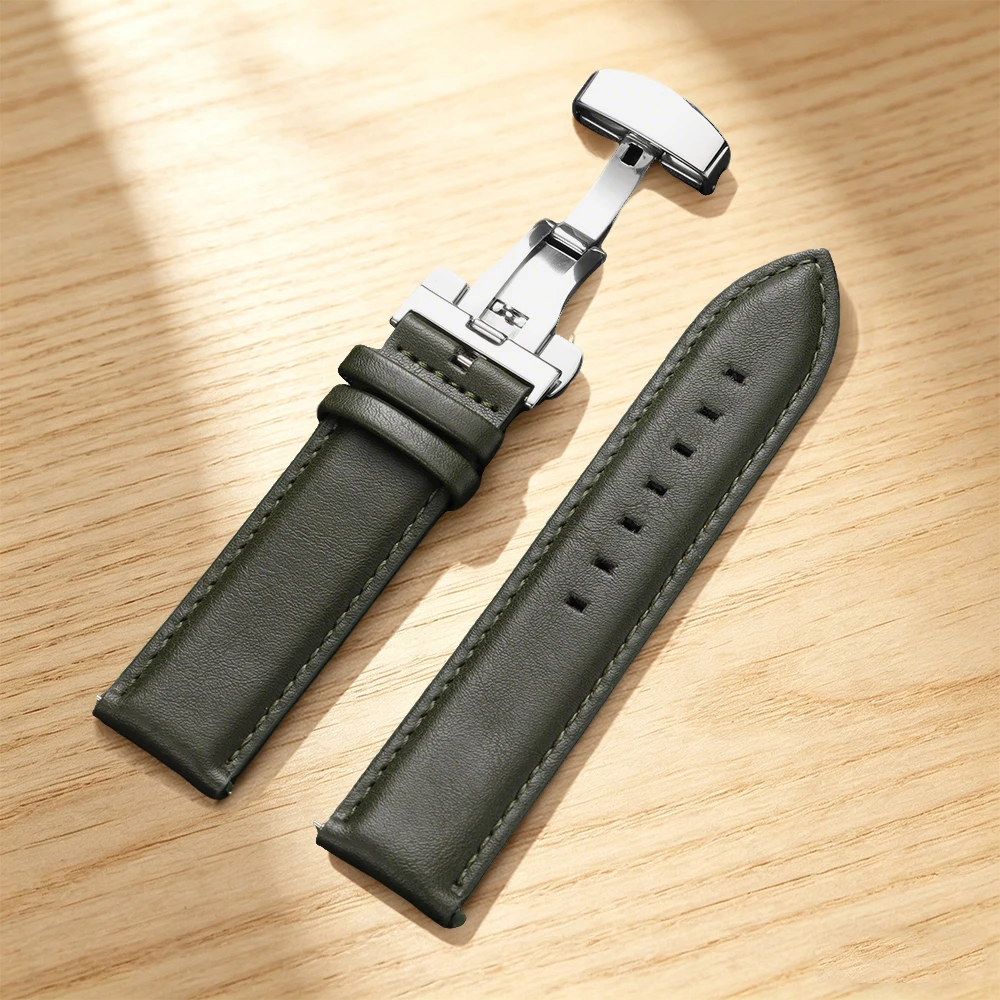 Elegant Universal Smartwatch Bracelet with Quick Release Butterfly Buckle