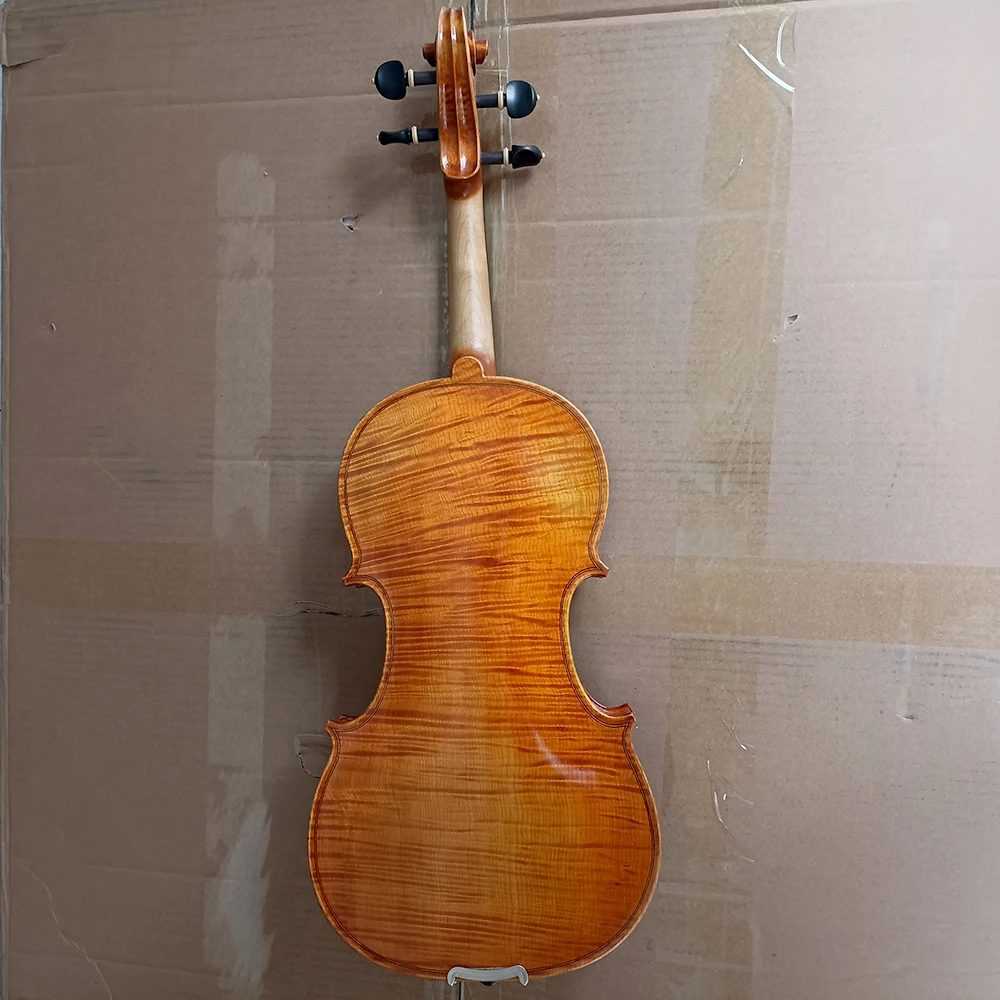 Full Size handmade violin 4/4 3/4 solid wood Spruce Panel Maple Back violino Professional playing instrument with Case + bow