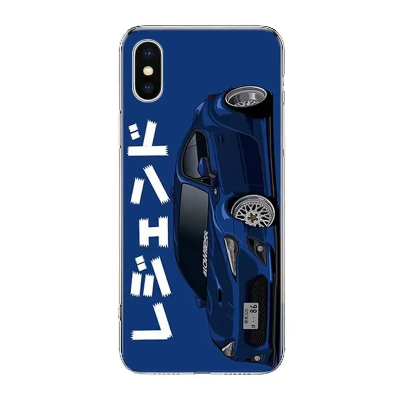 JDM Tokyo Drift Sports Car Phone Case - Stylish Silicon Soft Cover
