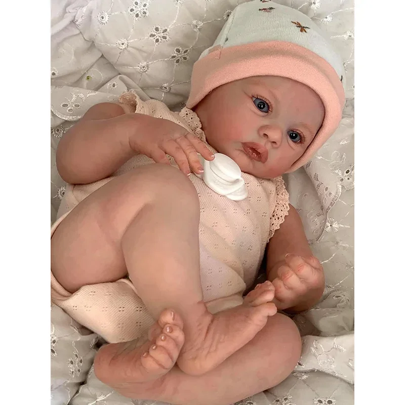 

45cm Reborn Baby Doll Meadow Soft Cuddly Body Lifelike 3D Skin with Visible Veins Muñeca Reborn Bebê Reborn Toys Gifts
