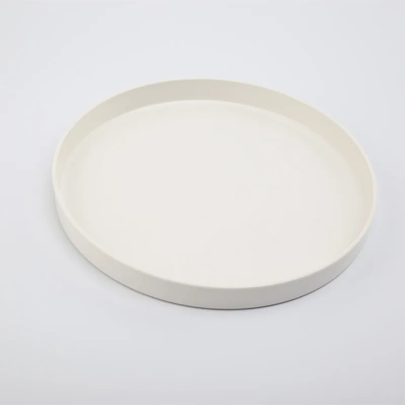 Nordic Round Jewelry Tray Living Room Kitchen Household Decoration Cosmetic Sundries Storage Tray 3