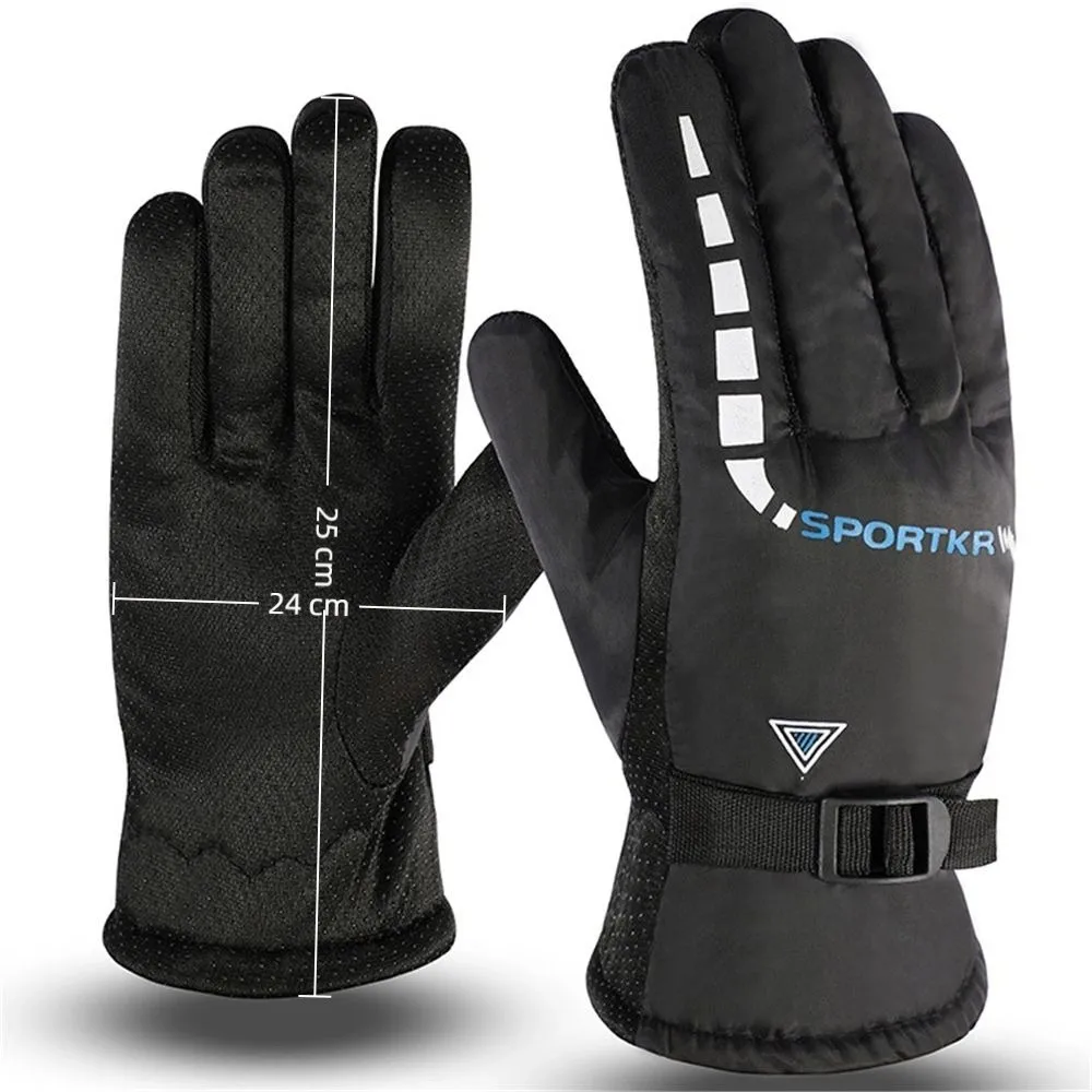 New Ultralight Ski Gloves Waterproof Thicken Winter Gloves Motorcycle Gloves Men Women