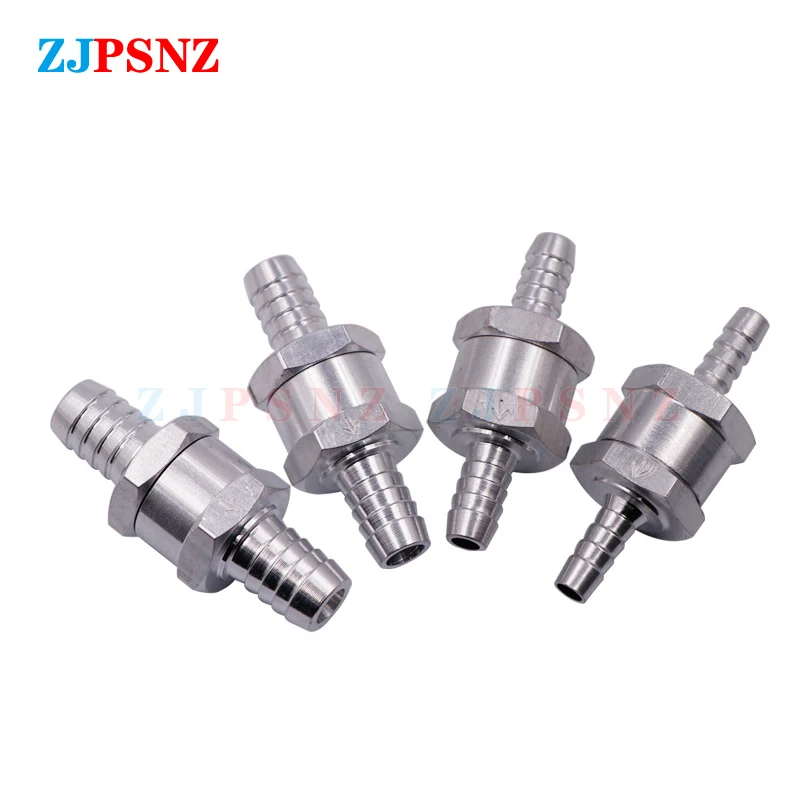 6mm 8mm 10mm 12mm Valves Aluminium Alloy Fuel Non Return Check Valve One Way Petrol Diesel Carburettor Car Vacuum Hose Universal