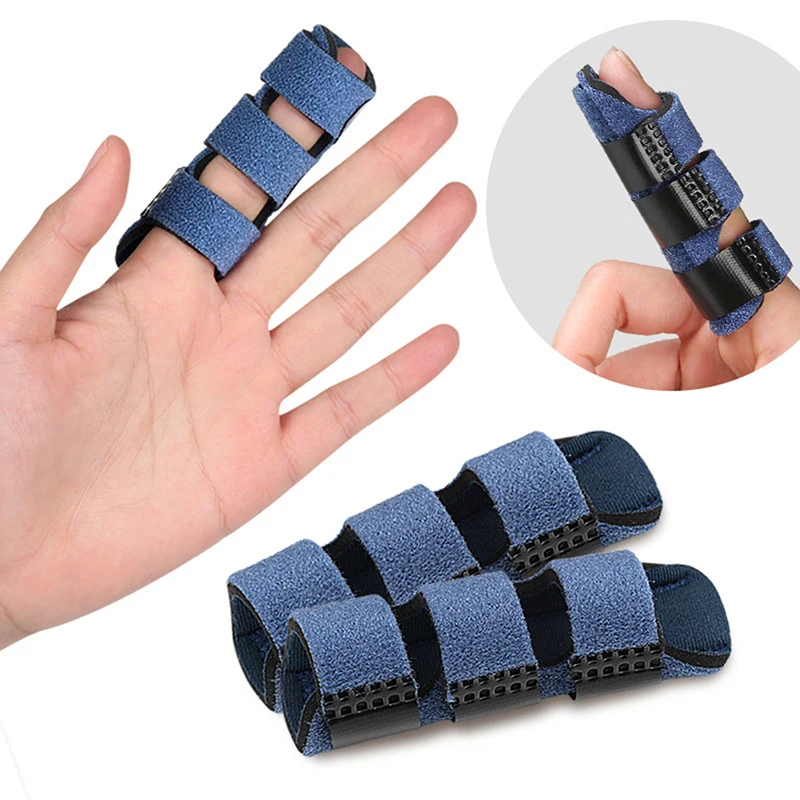 

Pain Relief Trigger Finger Fixing Splint Straighten Brace Adjustable Dislocation Sprain Fracture Finger Splint Corrector Support