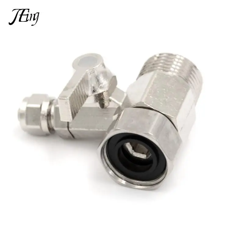 

Water Filter Purifier Adapter 1/2'' To 1/4" Ball Valve Faucet Tap Safe Copper Nickel Plating