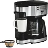 NEW NEW Hamilton Beach 2-Way 12 Cup Programmable Drip Coffee Maker & Single Serve Machine, Glass Carafe, Auto Pause and Pour 1
