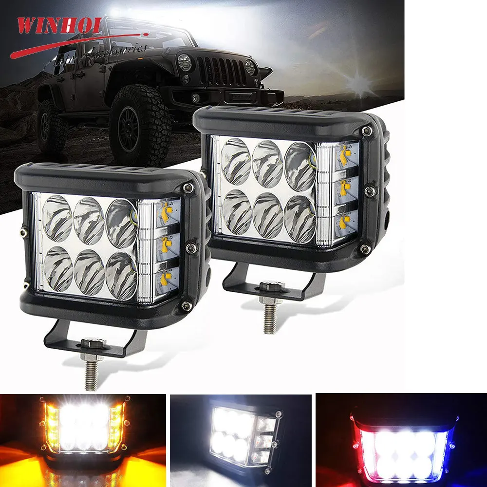 Barre lumineuse LED pour camion tout-terrain, phares