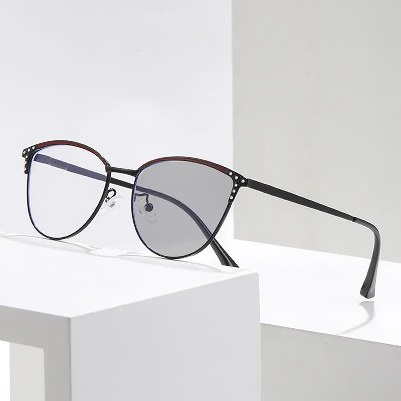 New Trend Cat Eye Photochromic Glasses Fashionable Diamond Cut Myopia Glasses Women Men Luxury Color Changing Eyewear 0-1.0-4.0 - Image 7