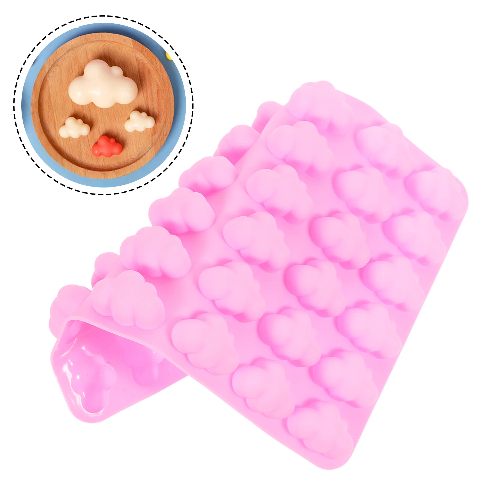 

Multi-function Convenient Silicone Mold Adorable Chocolate Mold Reusable Candy Mold Candy Supply Jelly Accessory for Kitchen