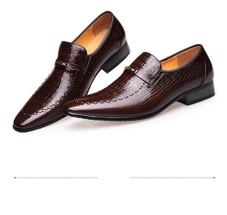 Luxury Men's PU Leather Dress Shoes for Business and Weddings 20 undefined