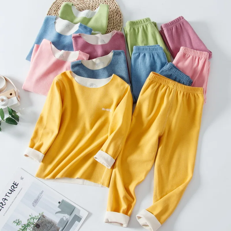 Children Underwear Suits Children Clothes New High Technology Thermal Underwear Children Seamless Long John Underwear Boys Girls Clothing Autumn Winter