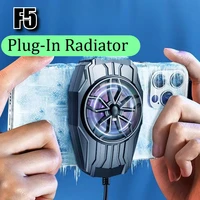 Radiateur de ventilateur de refroidissement Portable pour téléphone Portable, pour IPhone Xiaomi Samsung Asus, refroidisseur de jeu universel, modèle enfichable 6