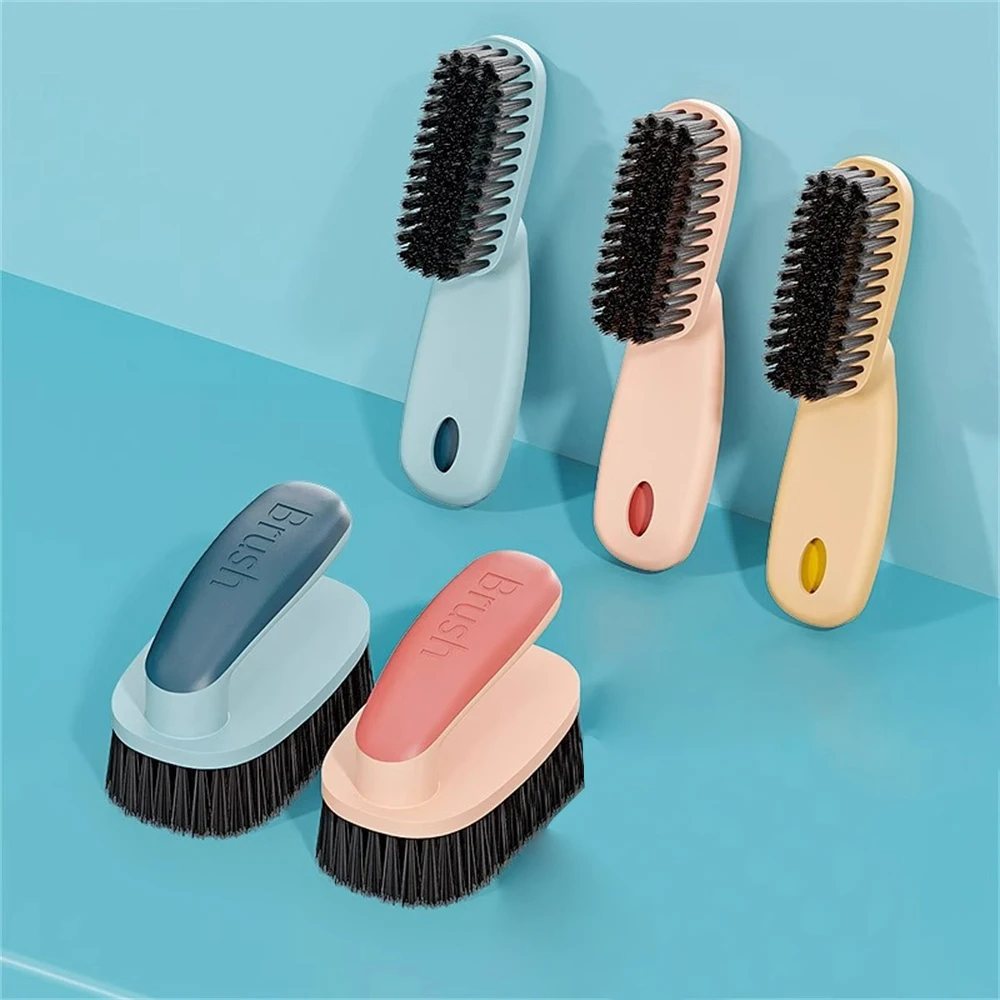 Shoe Cleaning Brush Soft Bristled Shoe Brush Long Handle  Multifunctional Household Laundry Cleaner Brush Cleaning Tool 6