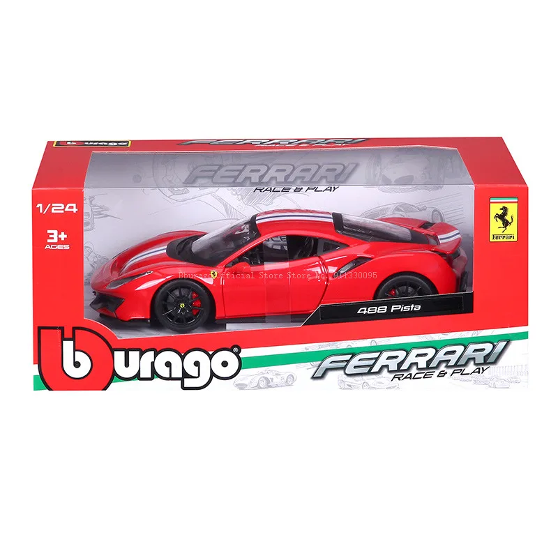 Bburago 1:24 Scale Ferrari 488 PISTA STRADALE Alloy Luxury Vehicle Diecast  Cars Model Toy Collection Gift - AliExpress