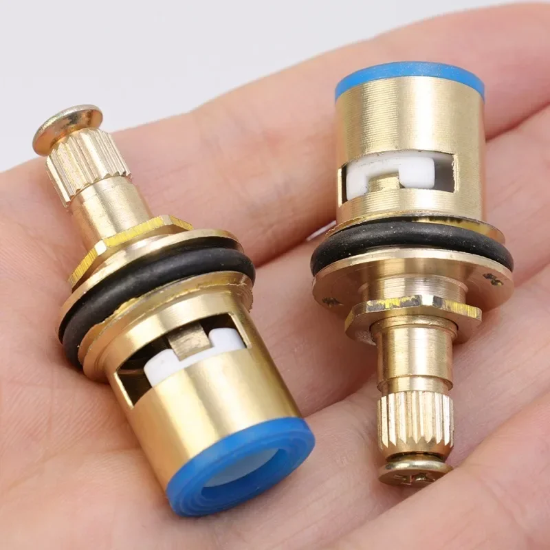 Faucet Valves Replacement Brass Faucet Valves Household Sink Tap Inner Cartridges Kitchen Bathroom Accessories 10/1pcs