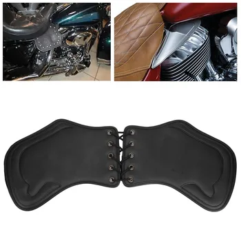 2Pcs Motorcycle PU Heat Deflector Engine Heating Insulation Cushion Saddle Guard Universal Motorcycles Accessories