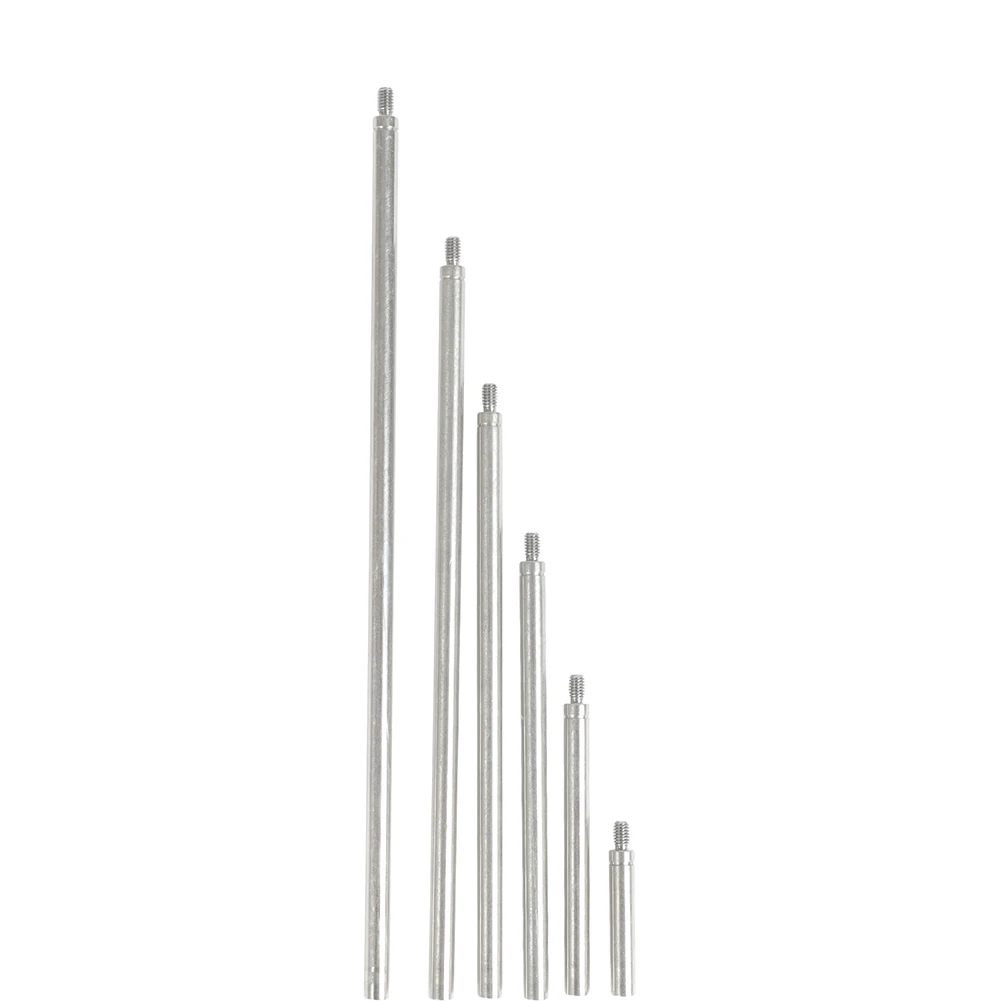 Description Picture 6 of item6pcs Stainless Steel Extension Legs For Indicator Extension Stem Rods For Dial Indicators Probe Connecting Rod M2.5 1-6inch