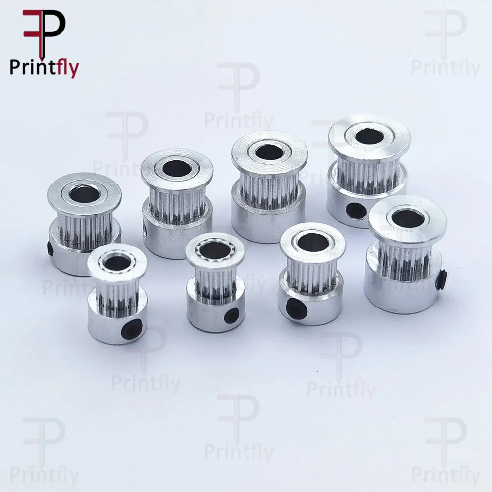 Printfly Zahnriemenscheibe 2GT 12 14 15 16 17 18 19 20 Zähne GT2 Bohrung 3,175 4 5 6,35 8 mm Teil für Breite 6 10 15 mm Zahnriemen 1 Stück – Detail 22