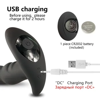 Male Prostate Massage Anal Vibrator Wireless Silicone Anus Butt Plug Sex Toys For Men Masturbation  Adult Games Products 5