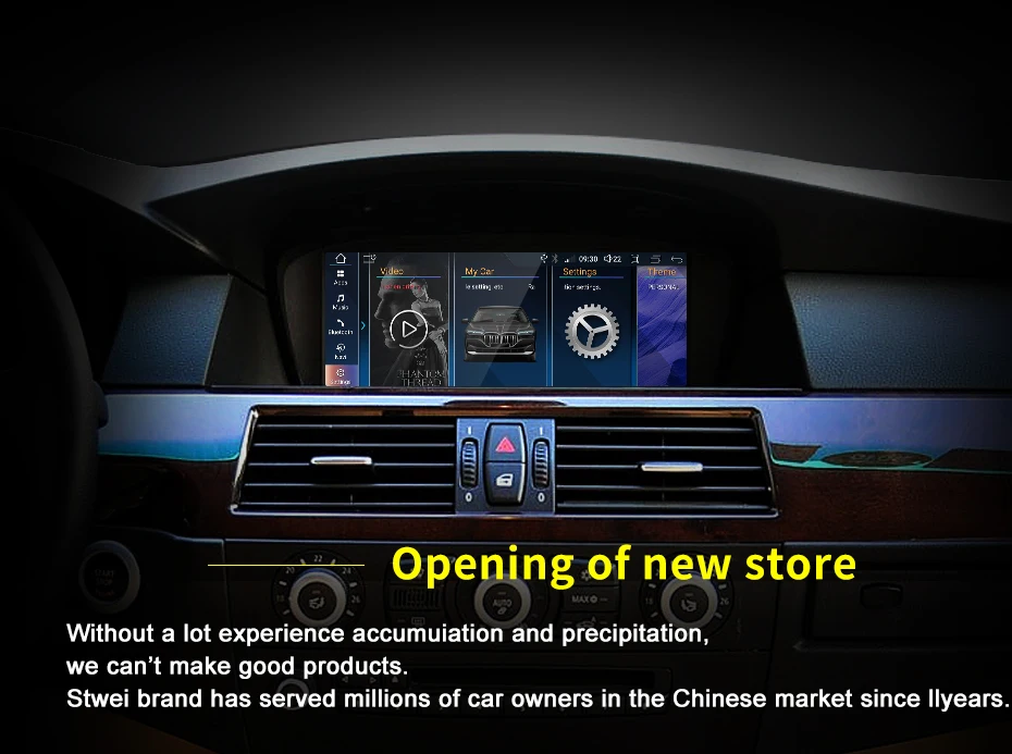 ID8 Car Android12 Car Bluetooth Carplay For BMW 3 Series E90 E91 5 Series E60 E6