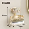 Butterfly Suction Cup Soap Dish Bathroom Wall-mounted Double-layer Drain Soap Dish Storage Rack Soap Rack 5
