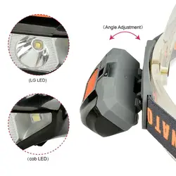 Hiking Outdoor Head Flashlinght Super Bright Fishing Lamp Long-range Headlamp Strong Light Headlight COB-LED Head Lamp