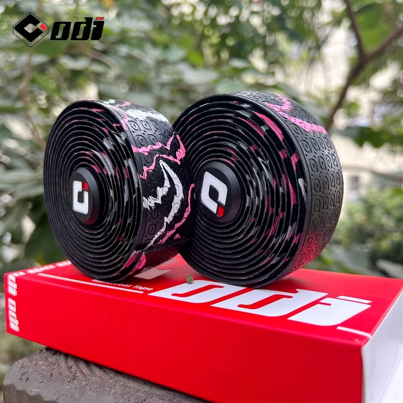 Odi Bicycle Handlebar Tape Shockproof Pu Eva Road Bike Tapes Racing Bent Bar Tape Plugs