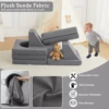 25D Sponge Modular Kids Play Couch for Playroom Kids Modular Couch, Convertible Foam Couch Kids Play Set for Creative Play 4