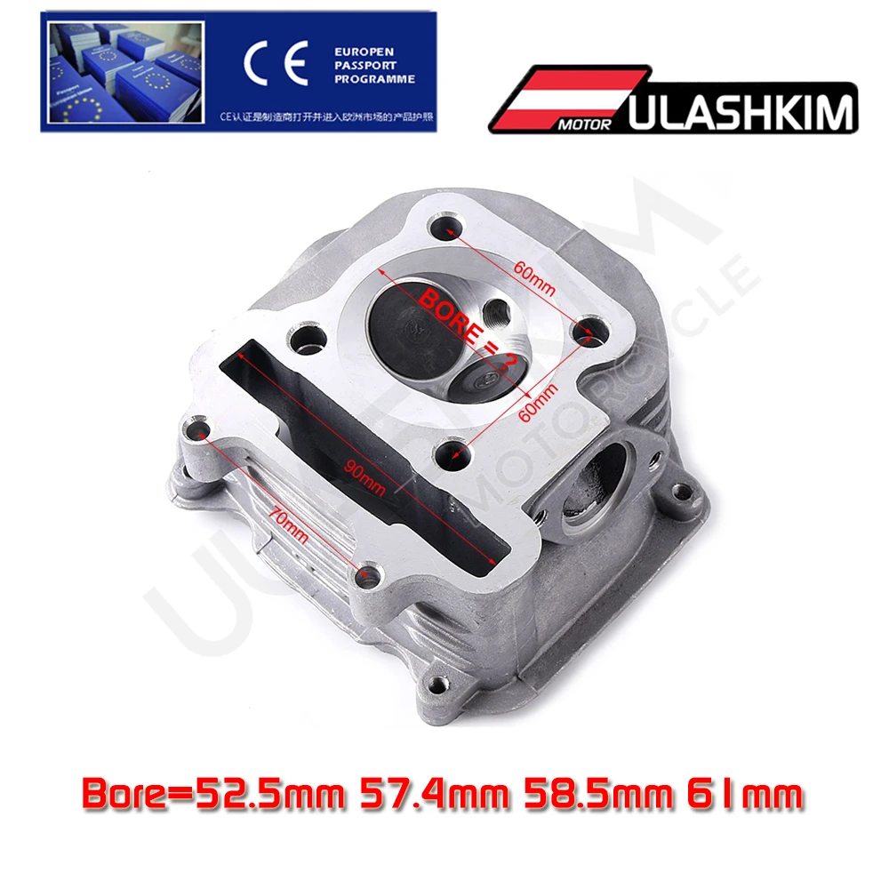 Scooter Parts Motorcycle Parts Gy6 125 150cc 157qmj Cylinder Head For