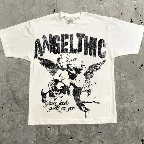 Harajuku Letter Graphic T Shirts Y2k Tops Men Women High Street Oversized T Shirt Pro Choice Streetwear Vintage Tee Clothing - Image 5