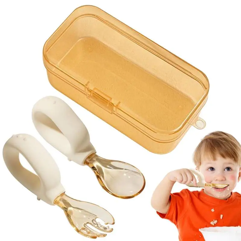 

Kids Spoon And Fork Children Utensils Cutlery Set Adorable Odorless Children Safe Forks And Spoons For Camping Travel Lunch