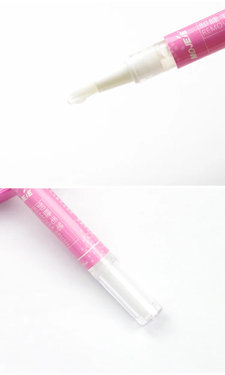 Safe Eyelash Extension Glue Remover Non-irritating Quick Drying Adhesive Transparent Gel Remover Eye Lashes Make Up Pen makeup remover lash glue remover