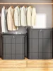 Large Storage Bags for Clothes, Foldable Thick Fabric Blanket Comforter Bags Reinforced HandlesWaterproof Dustproof Containers 2