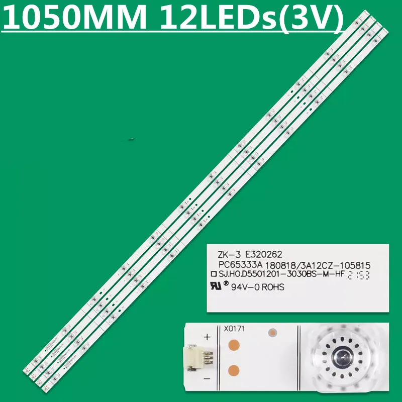 

10kIt LED Backlight Strip For PC65333A SJ.HO.D5501201-3030BS-M-HF SJ.H0.D5501201-3030BS-M-HF