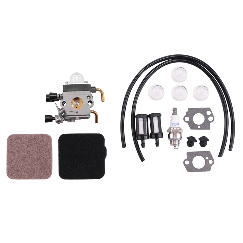 

4X FS85 FS80 Carburetor For Stihl FS75 FS80R FS85 FS85R FS85T FS85RX String Trimmer Weedeater C1Q-S97 Carb Air Filter