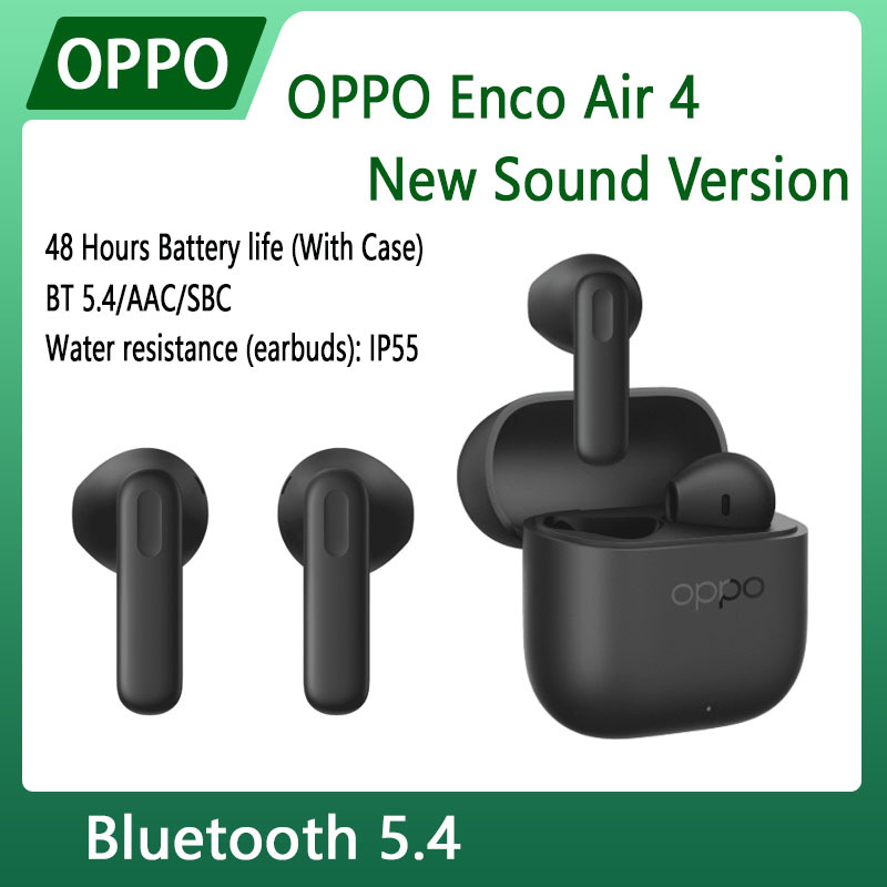 Original OPPO Enco Air 4 New Sound Version Wireless Earbuds Bluetooth Earphone e 12.4mm Driver Bluetooth 5.4 IP55