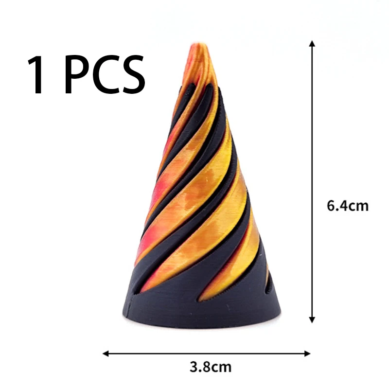 Tui Tui Le 3D Printing Trendy Play Decompression and Relaxation Tool Spiral 3D Handsome Puzzle Toy Children's Festival Gift