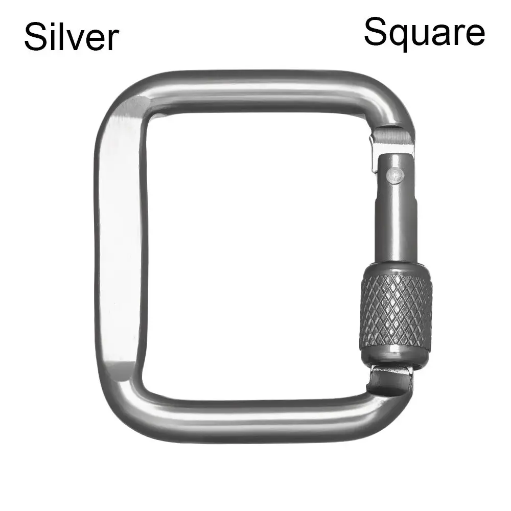 Lot De 30 Porte-clés Anneaux En D (mousquetons) - 3 Tailles, Rotation 360°, Fermeture Pivotante - Pour Clés, Sacs, Laisses, Bricolage