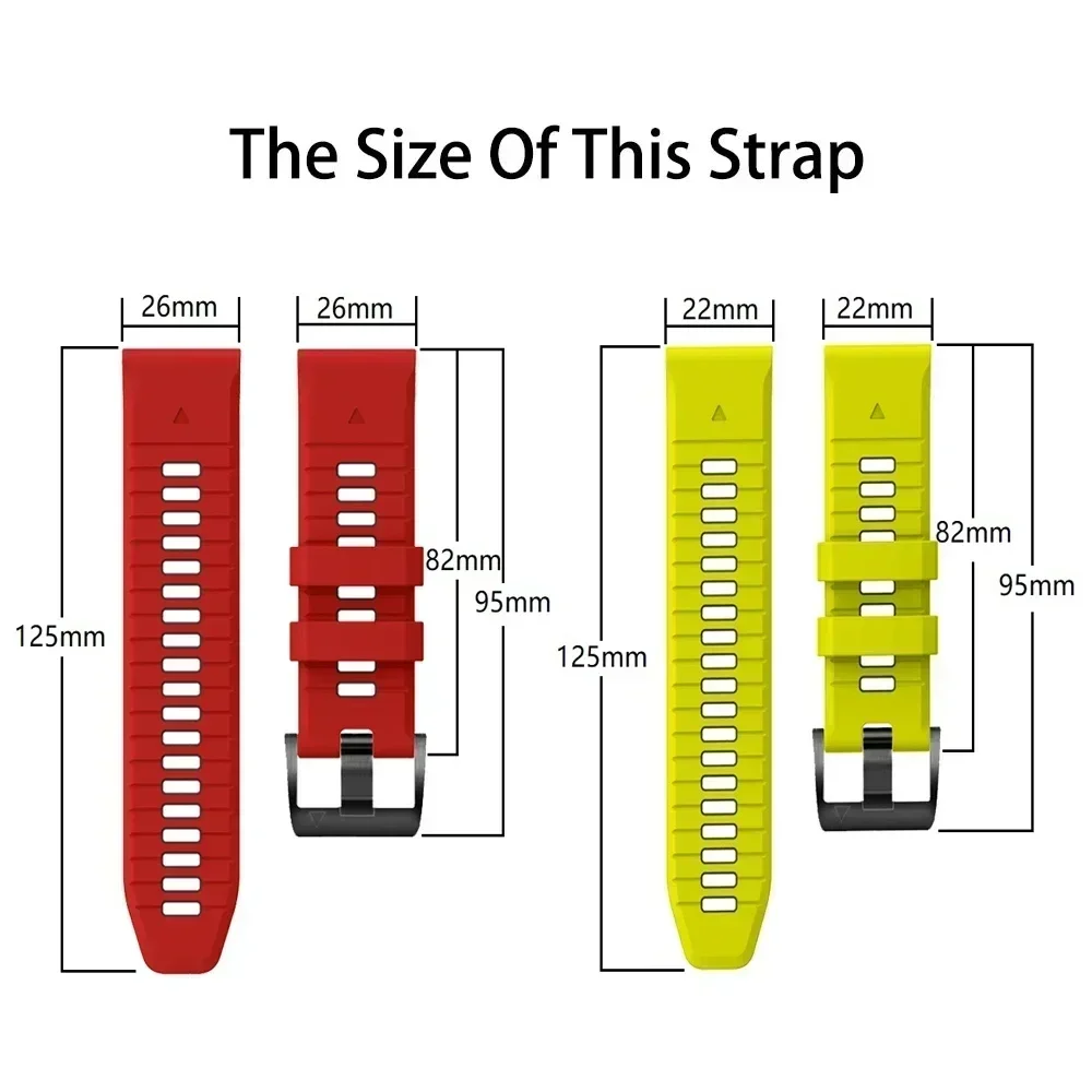 Enhanced Watch Band Strap for Garmin Tactix and Enduro Series - Premium Quickfit Accessories